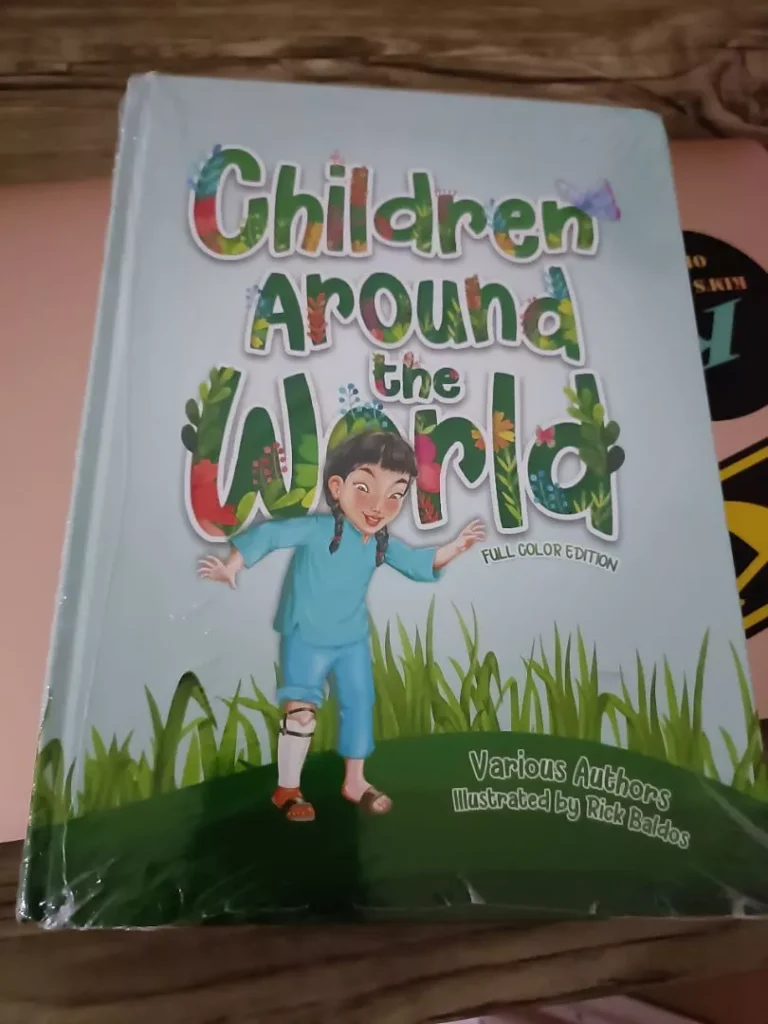 Children Around The World with Coloring Book